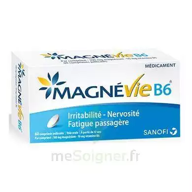 Magnevie B6 100 Mg/10 Mg Comprimés Pelliculés Plaq/60 à BRUGUIERES
