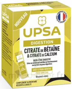 Upsa Citrate De Bétaïne & Citrate De Calcium Poudre 10 Sachets à BRUGUIERES