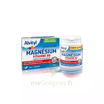 Alvityl Magnésium Vitamine B6 Libération Prolongée Comprimés Lp B/45 à BRUGUIERES