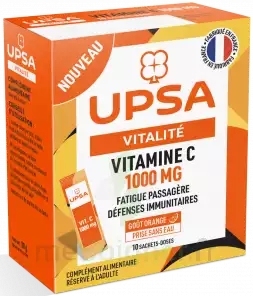 Upsa Vitamine C 1000 Poudre 10 Sachets à BRUGUIERES